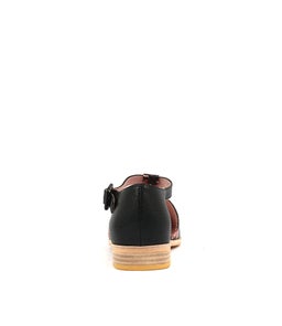 QUILOT BLACK FLORAL BLACK PIN PUNCH LEATH
