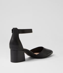 RAEMS BLACK BLACK HEEL LEATHER
