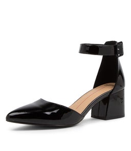 RAEMS BLACK PATENT LEATHER