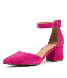 RAEMS FUCHSIA SUEDE