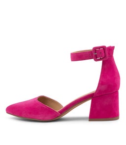 RAEMS FUCHSIA SUEDE
