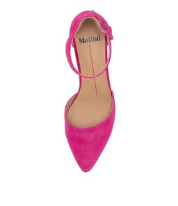 RAEMS FUCHSIA SUEDE