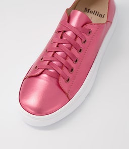 OSKHER GUAVA METALLIC LEATHER