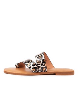 ENTONY MO OCELOT PRINT LEATHER