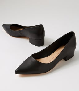 THEGO MO BLACK LEATHER