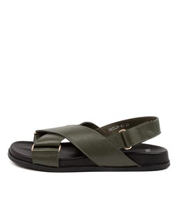 HAYLOW MO OLIVE BLACK SOLE LEATHER