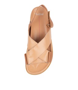 HAYLOW MO CARAMEL DK TAN LEATHER