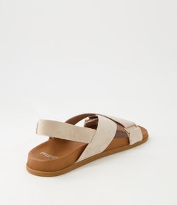 HAYLOW MO STONE DK TAN SUEDE LEATHER
