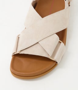 HAYLOW MO STONE DK TAN SUEDE LEATHER