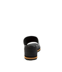 NISSUE MO BLACK BLACK HEEL LEATHER