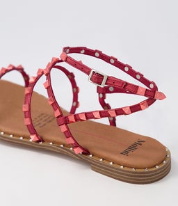 LAYORA MO GUAVA METALLIC LEATHER STUD