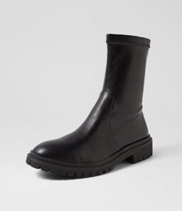 ROYALTY MO BLACK BLACK HEEL STRETCH SMOOTH
