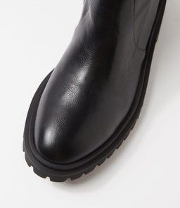 ROYALTY MO BLACK BLACK HEEL STRETCH SMOOTH