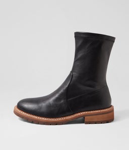 ROYALTY MO BLACK NATURAL HEEL STRETCH SMOOTH
