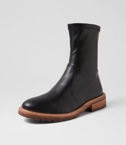 ROYALTY MO BLACK NATURAL HEEL STRETCH SMOOTH