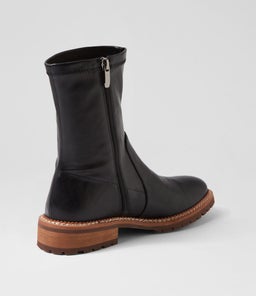 ROYALTY MO BLACK NATURAL HEEL STRETCH SMOOTH