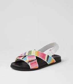HALKER MO BRIGHT MULTI WOVEN LEATHER