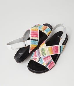 HALKER MO BRIGHT MULTI WOVEN LEATHER