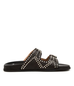 HEIRE MO BLACK SILVER LEATHER