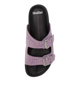HEIRE MO LILAC SILVER SUEDE