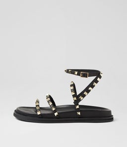 HAYLORA MO BLACK GOLD LEATHER