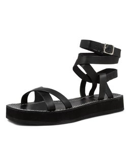 RARMA MO BLACK BLACK SOLE LEATHER