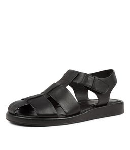 REMEMBA MO BLACK BLACK SOLE LEATHER