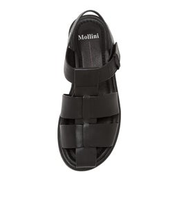 REMEMBA MO BLACK BLACK SOLE LEATHER