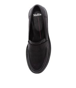 ALANTA MO BLACK LEATHER