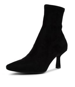 AUDRY MO BLACK STRETCH MICROSUEDE