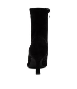 AUDRY MO BLACK STRETCH MICROSUEDE