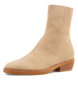BELLIREY MO CAMEL NATURAL HEEL SUEDE