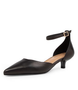 CUSHLA MO BLACK LEATHER