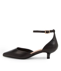 CUSHLA MO BLACK LEATHER