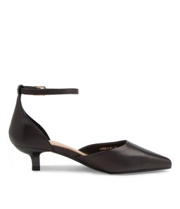 CUSHLA MO BLACK LEATHER