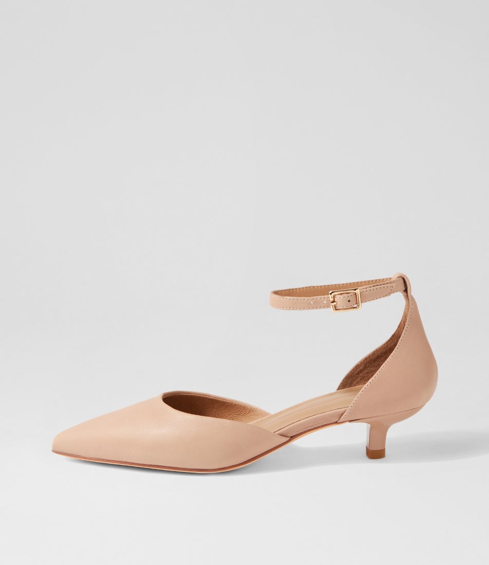 Cushla Nude Leather Heels Cushla Nude Leather Heels