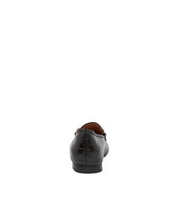 GOOSE MO BLACK CROC LEATHER