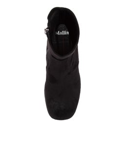 OTTO MO BLACK STRETCH MICROSUEDE