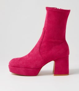 OTTO MO MAGENTA STRETCH MICROSUEDE