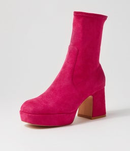 OTTO MO MAGENTA STRETCH MICROSUEDE