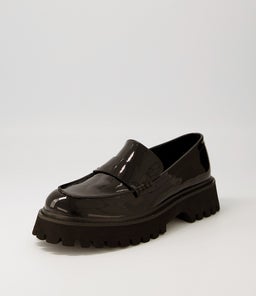 SIA MO BLACK PATENT LEATHER