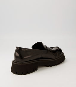 SIA MO BLACK PATENT LEATHER