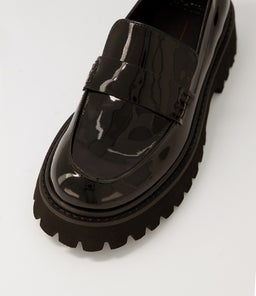 SIA MO BLACK PATENT LEATHER