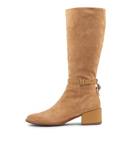 SATE MO CAMEL SUEDE LEATHER