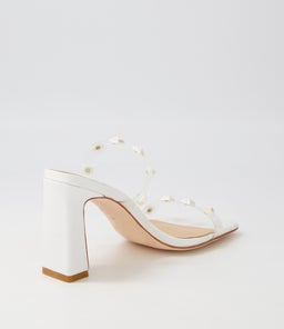 STARS MO WHITE PEARL STUD VINYLITE LEATHER