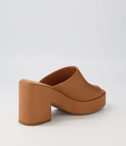 CECILE MO DK TAN LEATHER