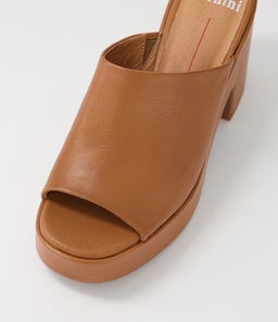 CECILE MO DK TAN LEATHER
