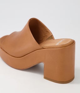 CECILE MO DK TAN LEATHER