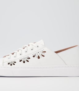 OBERT MO WHITE LEATHER