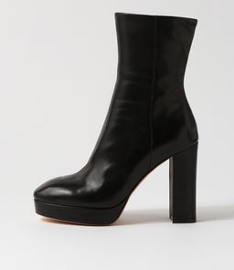 AGGIY MO BLACK LEATHER